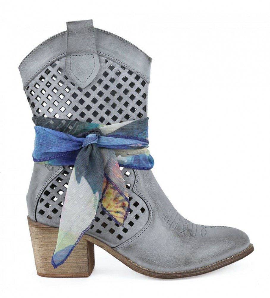 Chika10 Boots LILY 06 Light Blue