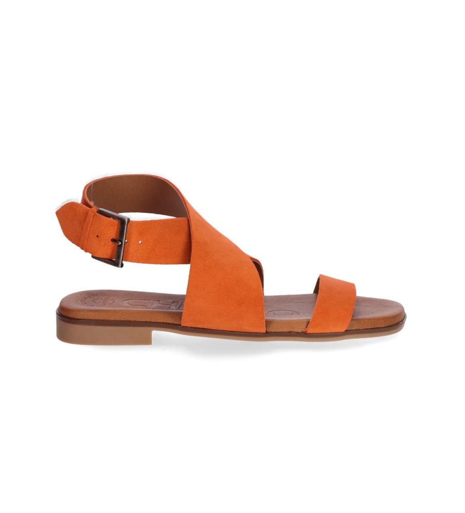 Chika10 Leather sandals NEW CARLA 02 Orange