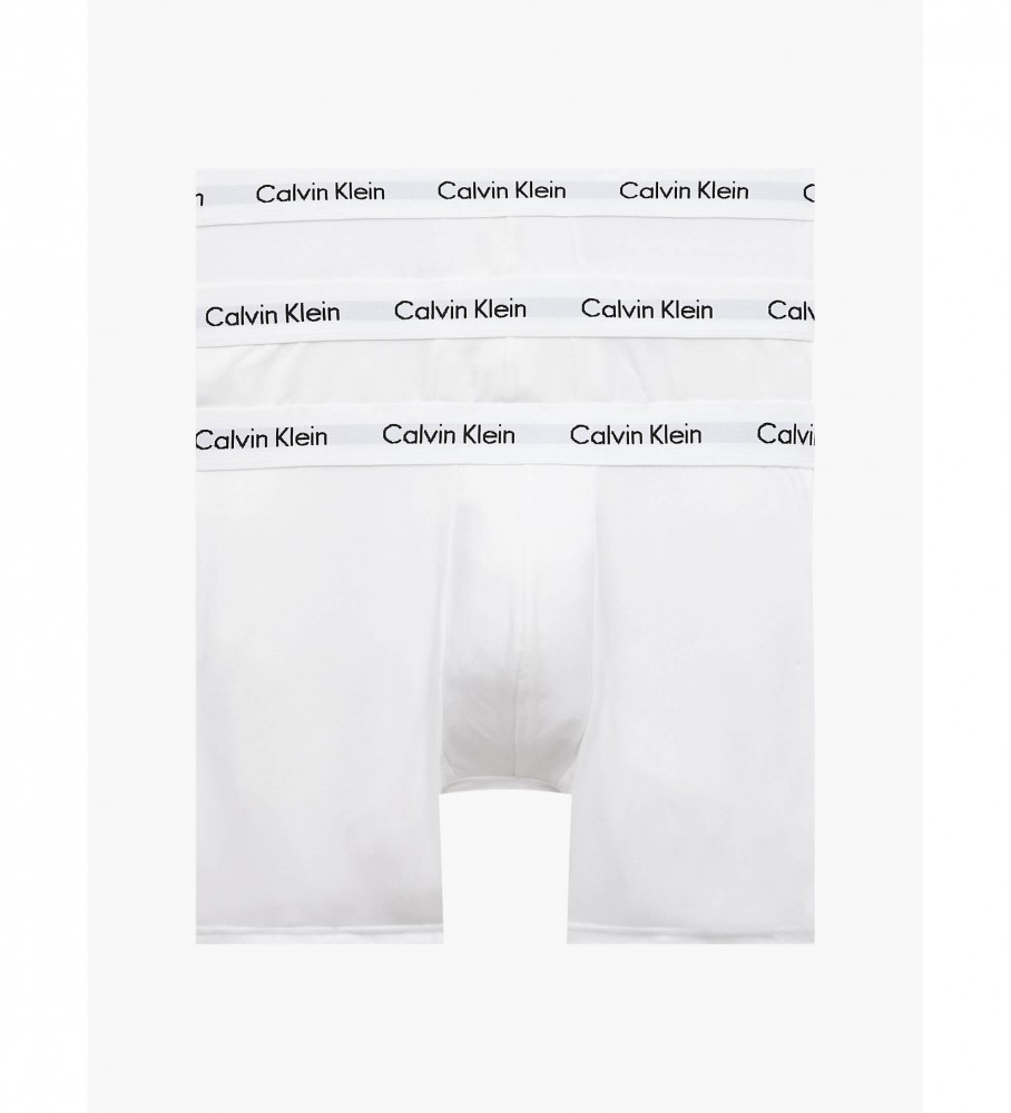 Calvin Klein Lot de 3 Boxers Slip blanc
