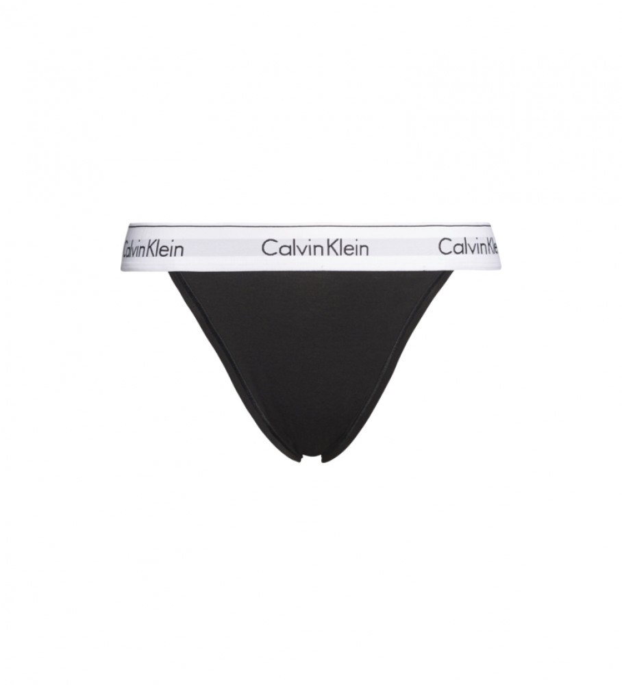 Calvin Klein Mod Slip perizoma in cotone nero