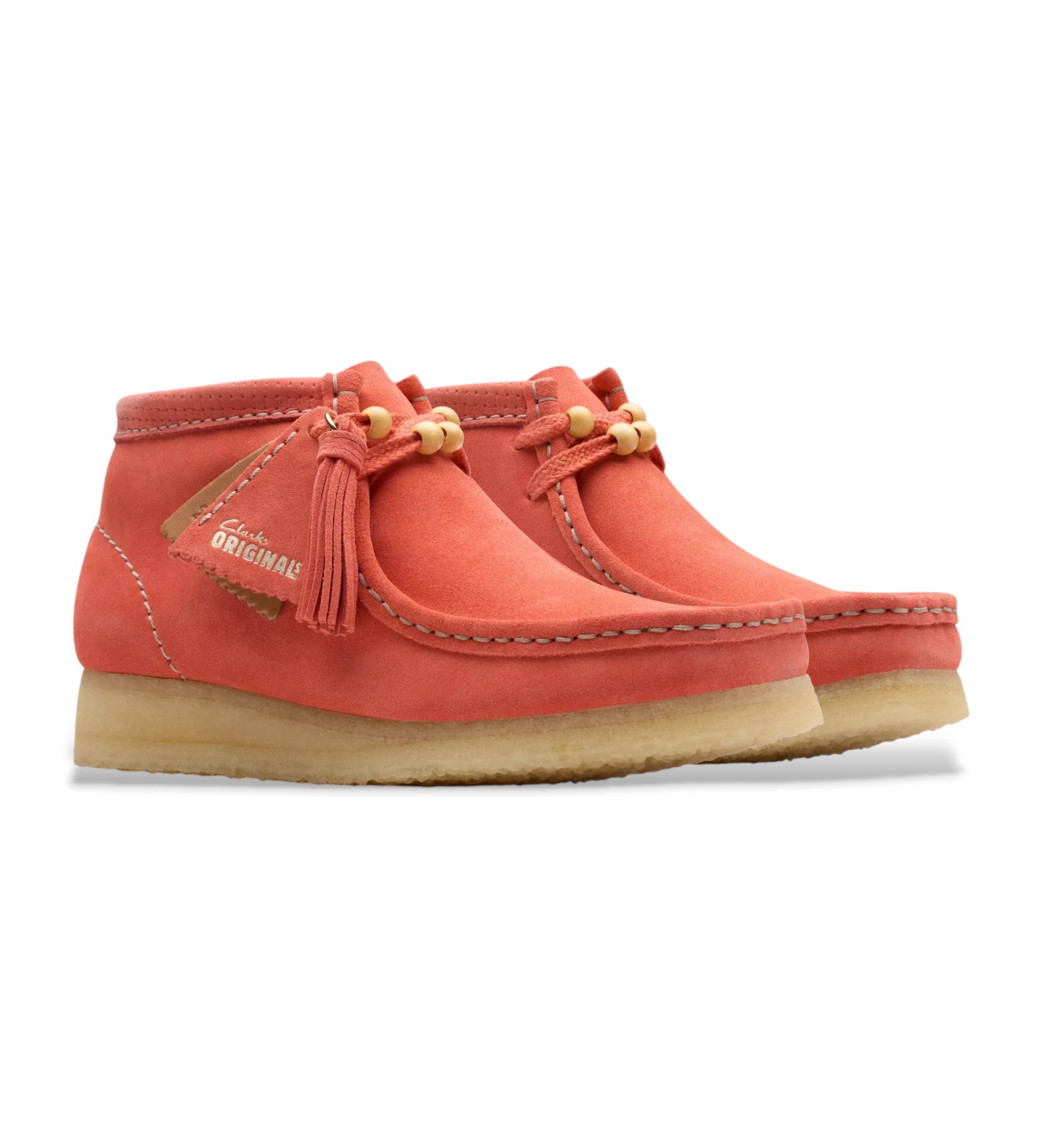 Clarks Wallabee coral leather boots - Esdemarca Store fashion