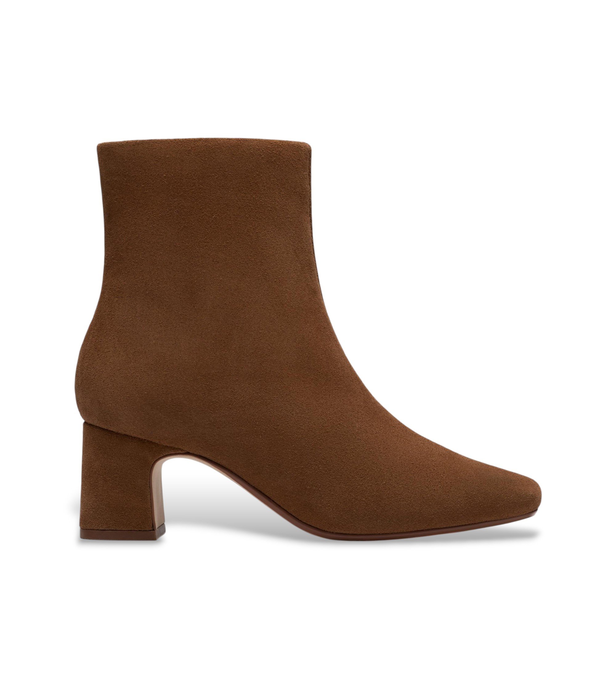 Clarks Fernie Zip Leather Booties marron Clarks Fernie Zip Leather Booties marron