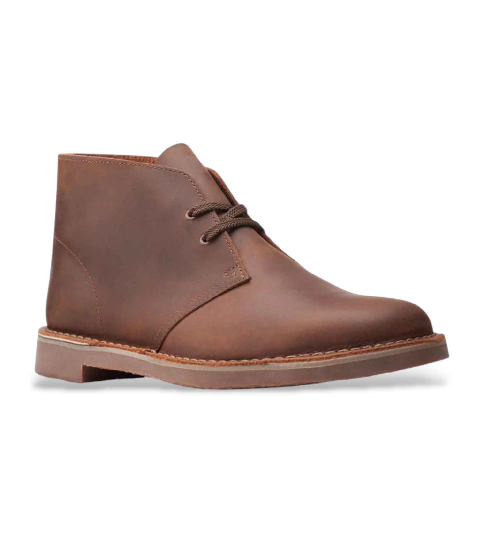 Clarks Originals Bushacre 3 brązowe skórzane buty za kostkę Clarks Originals Bushacre 3 brązowe skórzane buty za kostkę