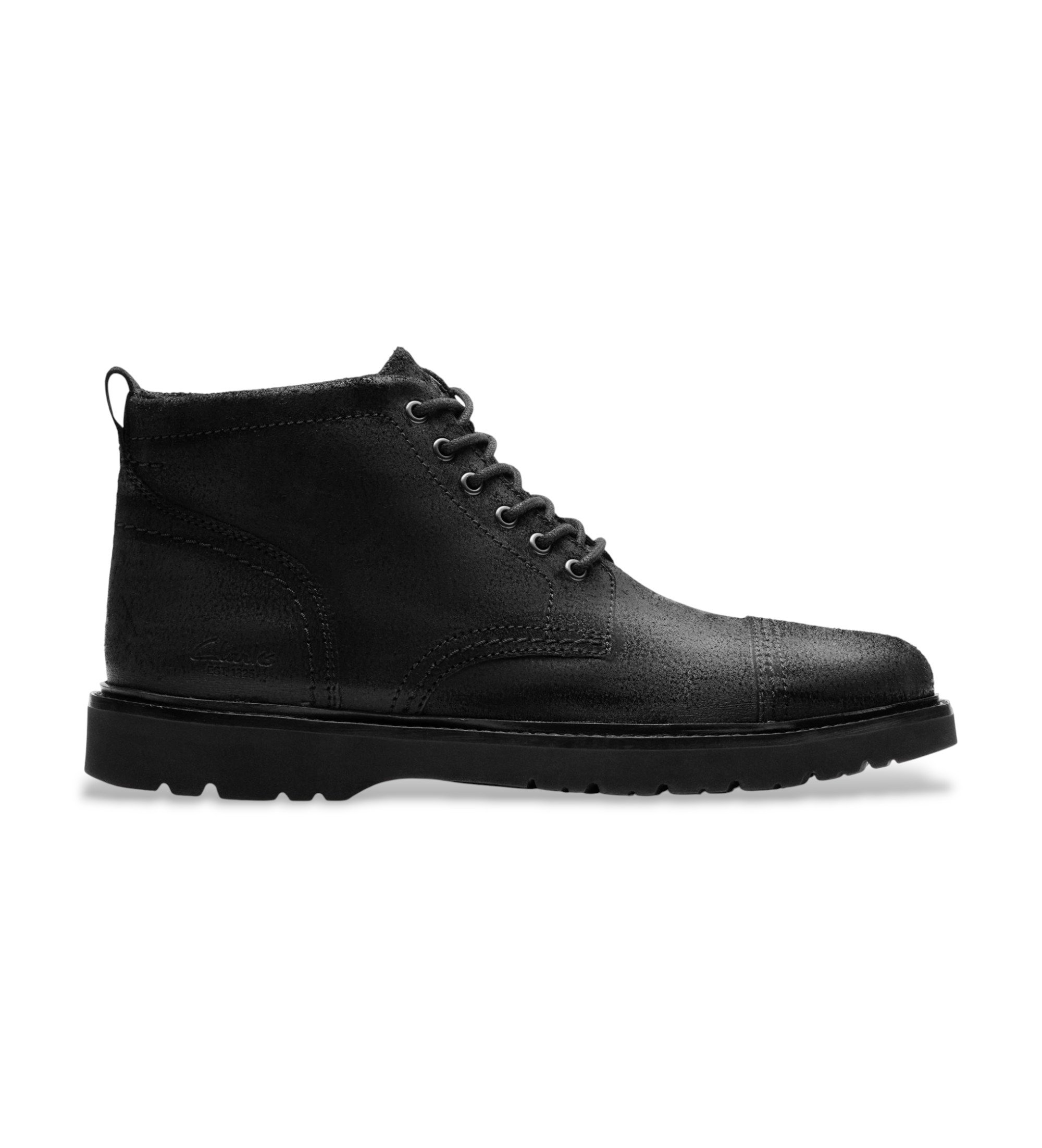 Clarks Stivaletti in pelle nera con cerniera Weltridge Clarks Stivaletti in pelle nera con cerniera Weltridge