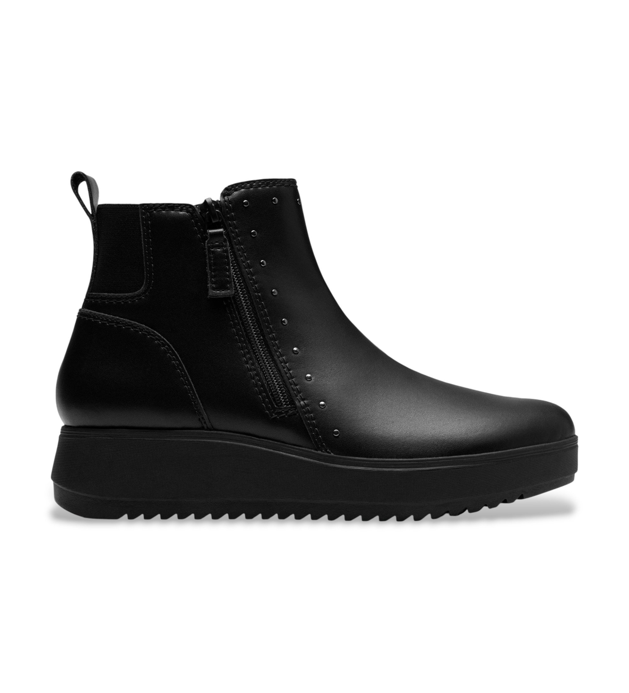 Clarks Zylah Willow Leren Enkellaarsjes zwart Clarks Zylah Willow Leren Enkellaarsjes zwart