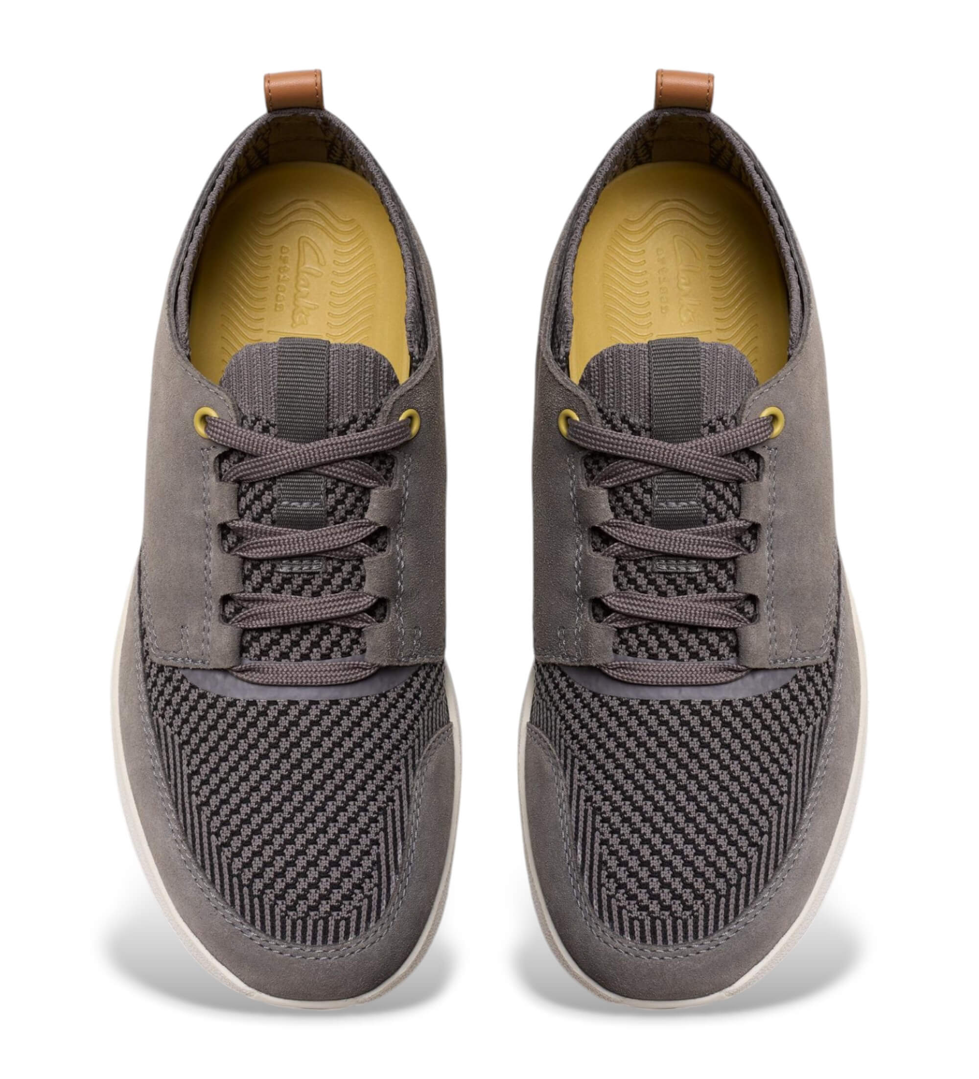 Clarks Zapatillas de piel Easeway Sport gris Tienda Esdemarca