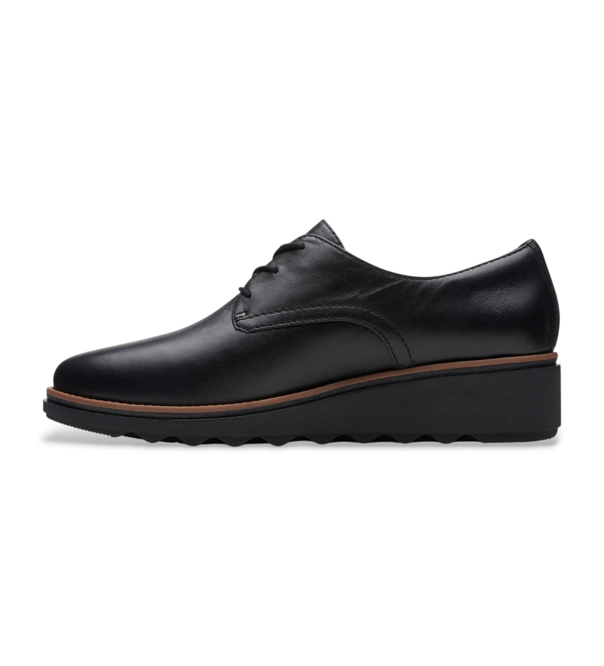 Clarks Sharon Rae leather shoes black Clarks Sharon Rae leather shoes black