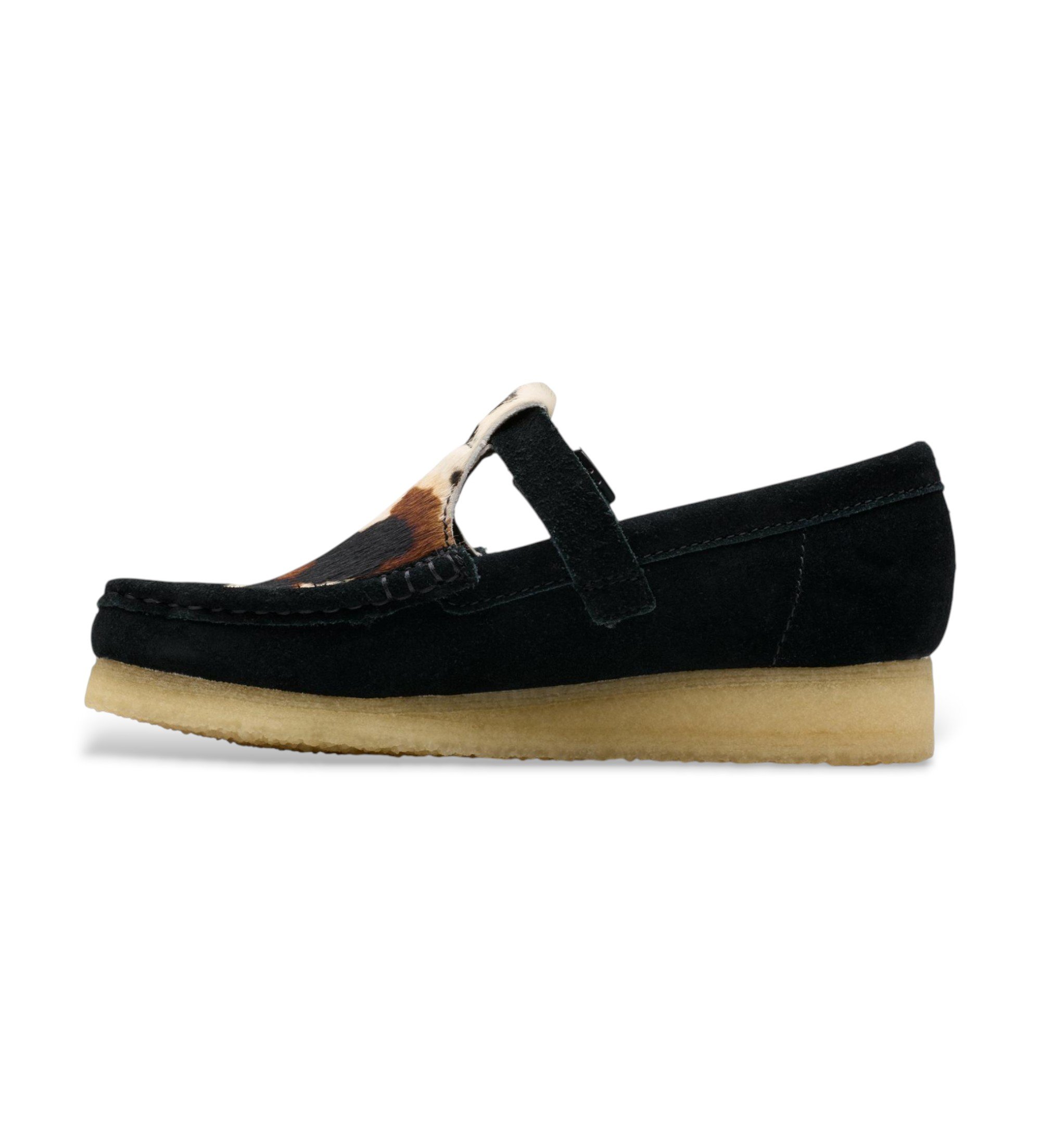 Clarks Wallabee T Bar usnjeni čevlji črni Clarks Wallabee T Bar usnjeni čevlji črni