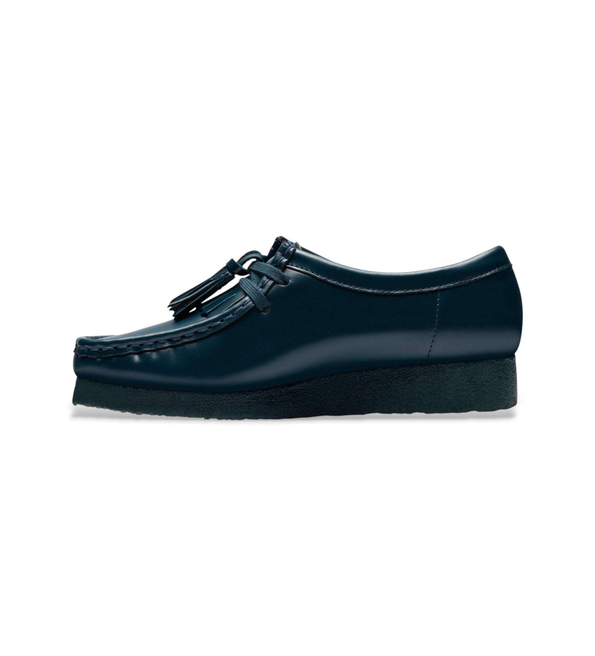 Clarks Zeleni usnjeni čevlji Wallabee Clarks Zeleni usnjeni čevlji Wallabee