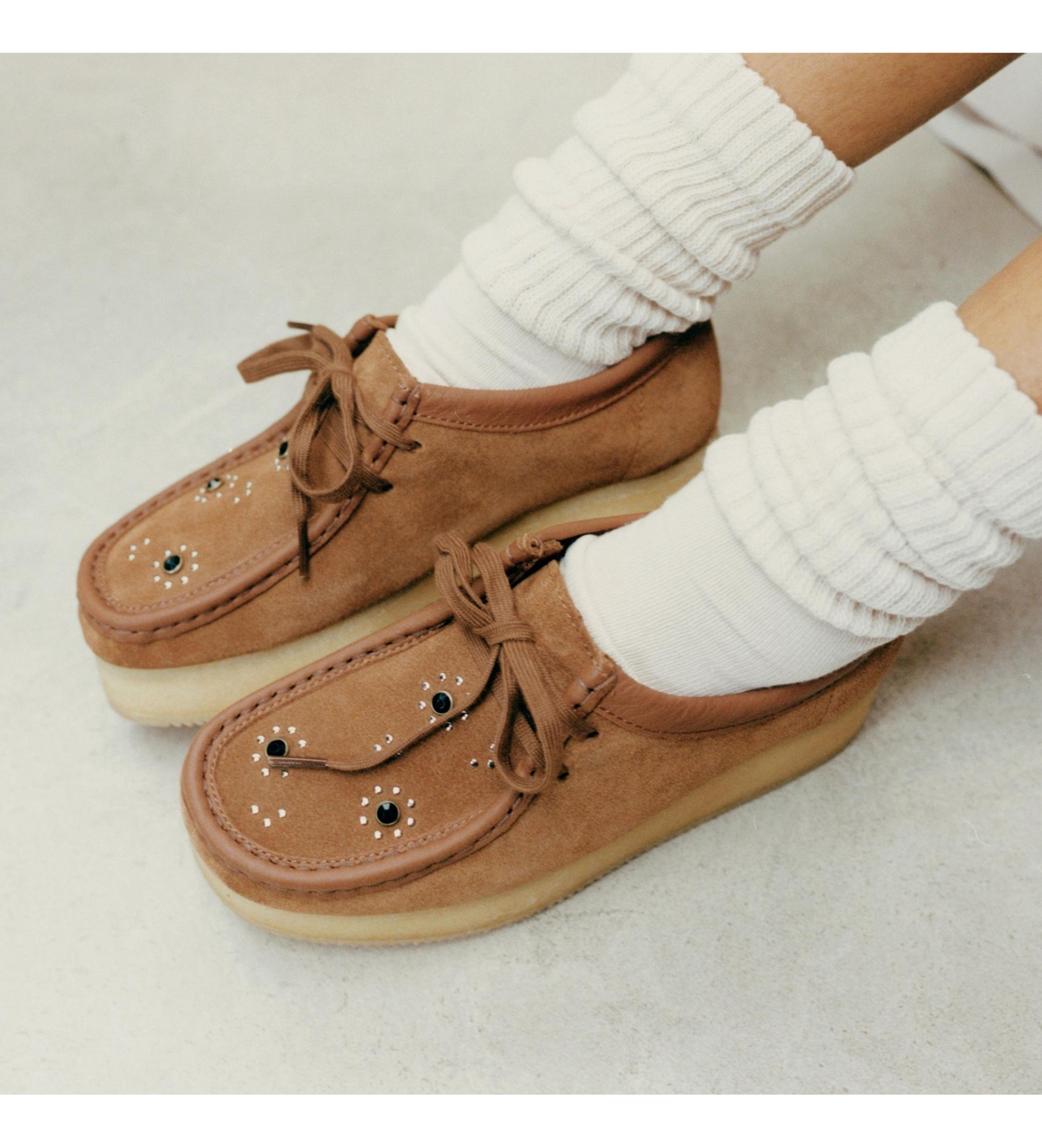 Clarks Usnjeni čevlji Wallacraft Bee brown Clarks Usnjeni čevlji Wallacraft Bee brown