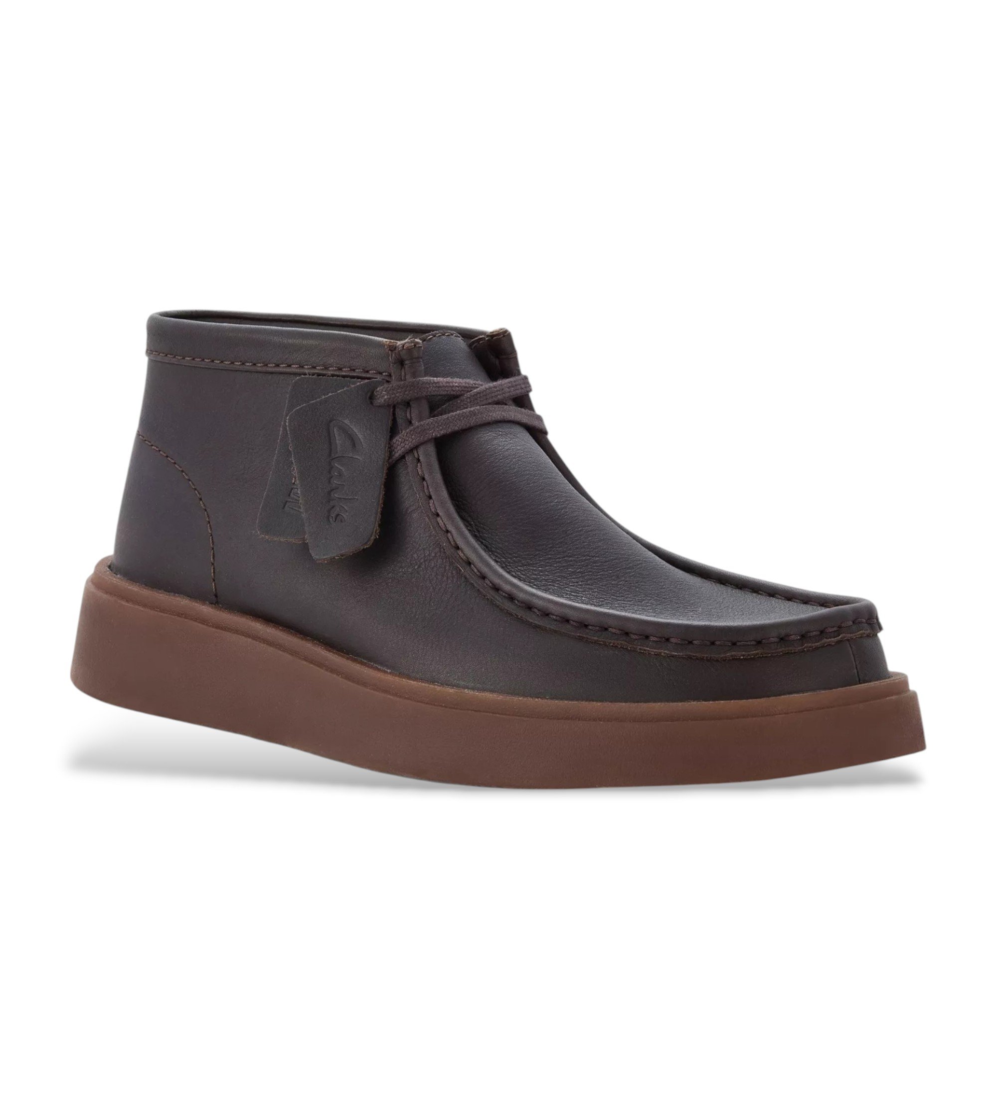 Clarks Torview Hi Leather Sneakers brown - Esdemarca Store fashion