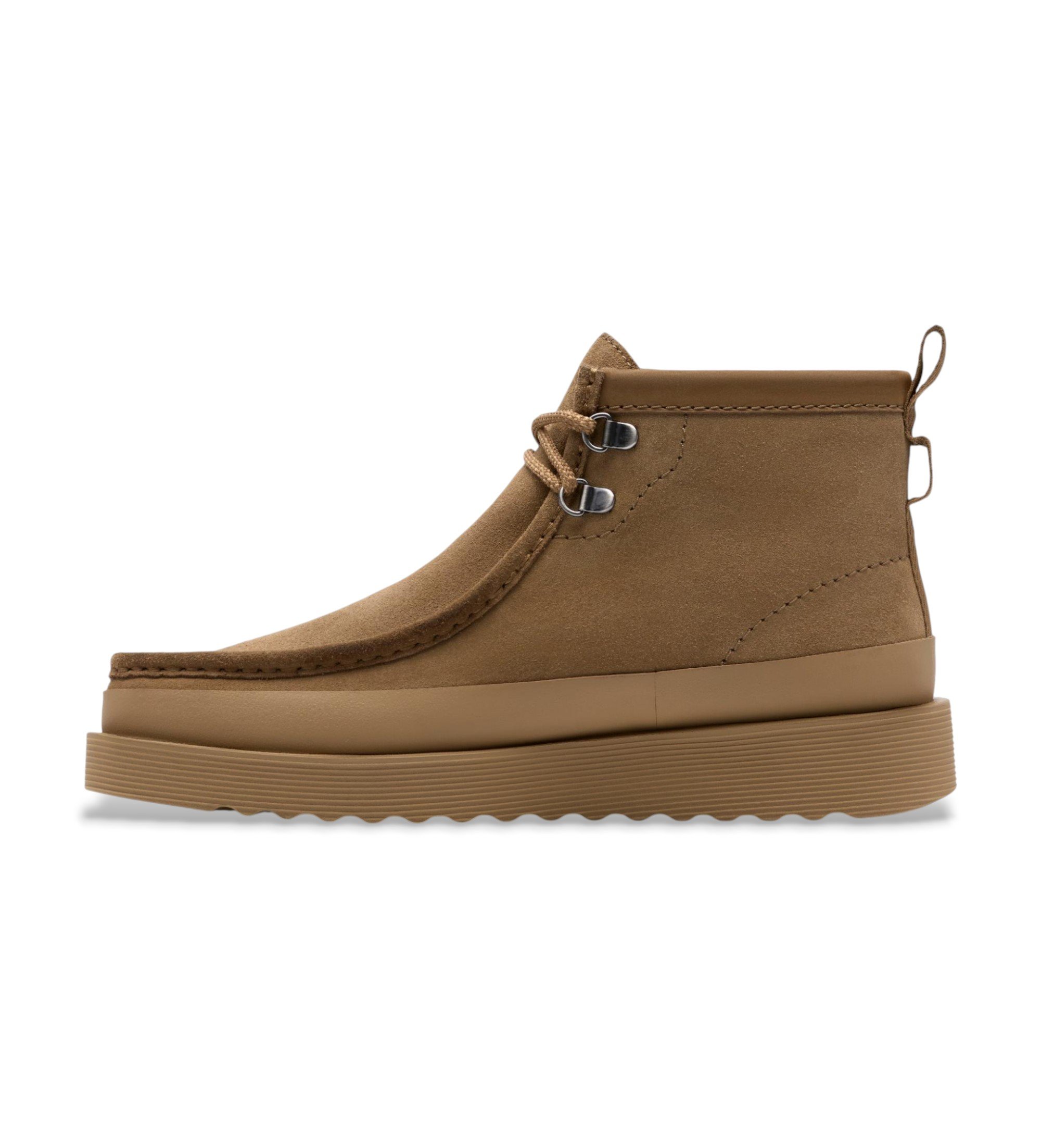 Clarks Braune Wallabee FTR2 Hi Hi Lederschuhe Clarks Braune Wallabee FTR2 Hi Hi Lederschuhe