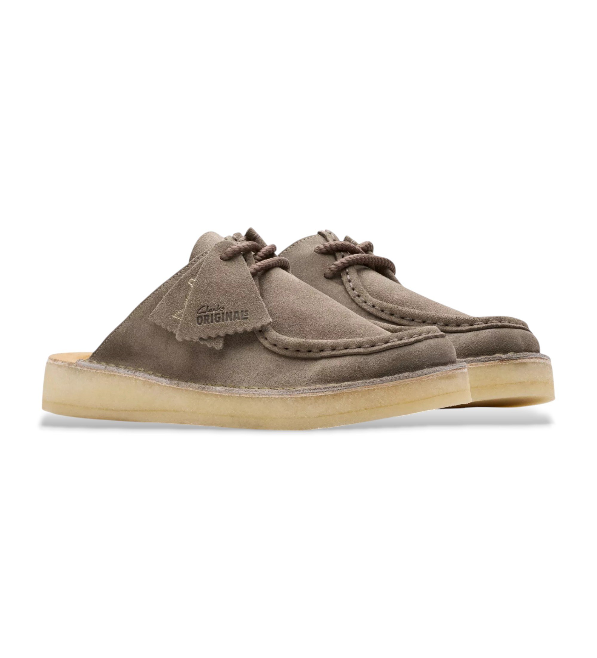 Clarks DSRTNomad sabots en cuir gris