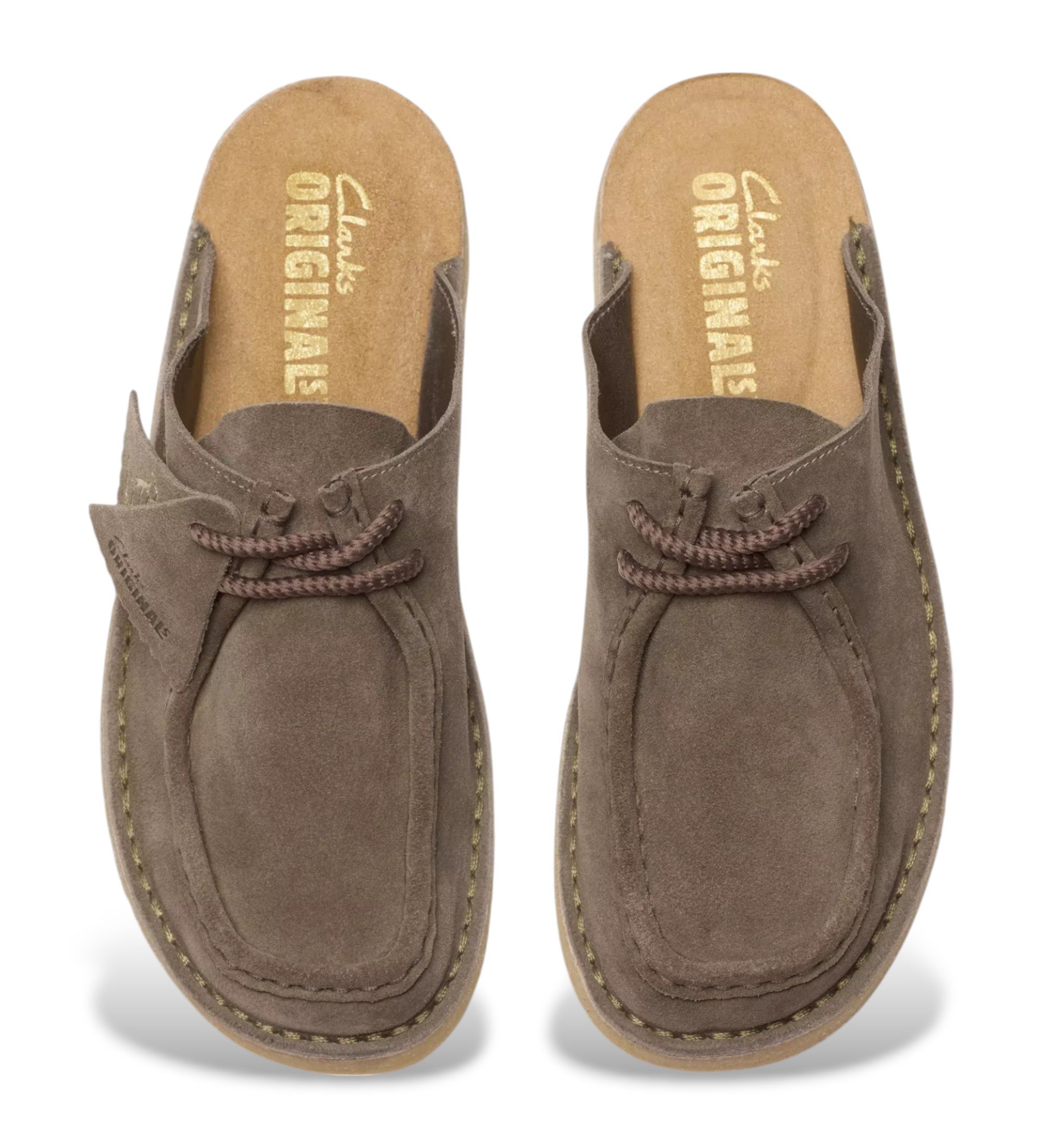 Clarks DSRTNomad sabots en cuir gris