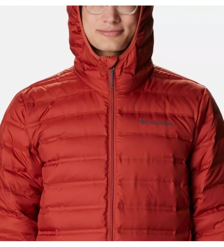 Columbia Hooded down jacket Lake 22 red Esdemarca Store fashion