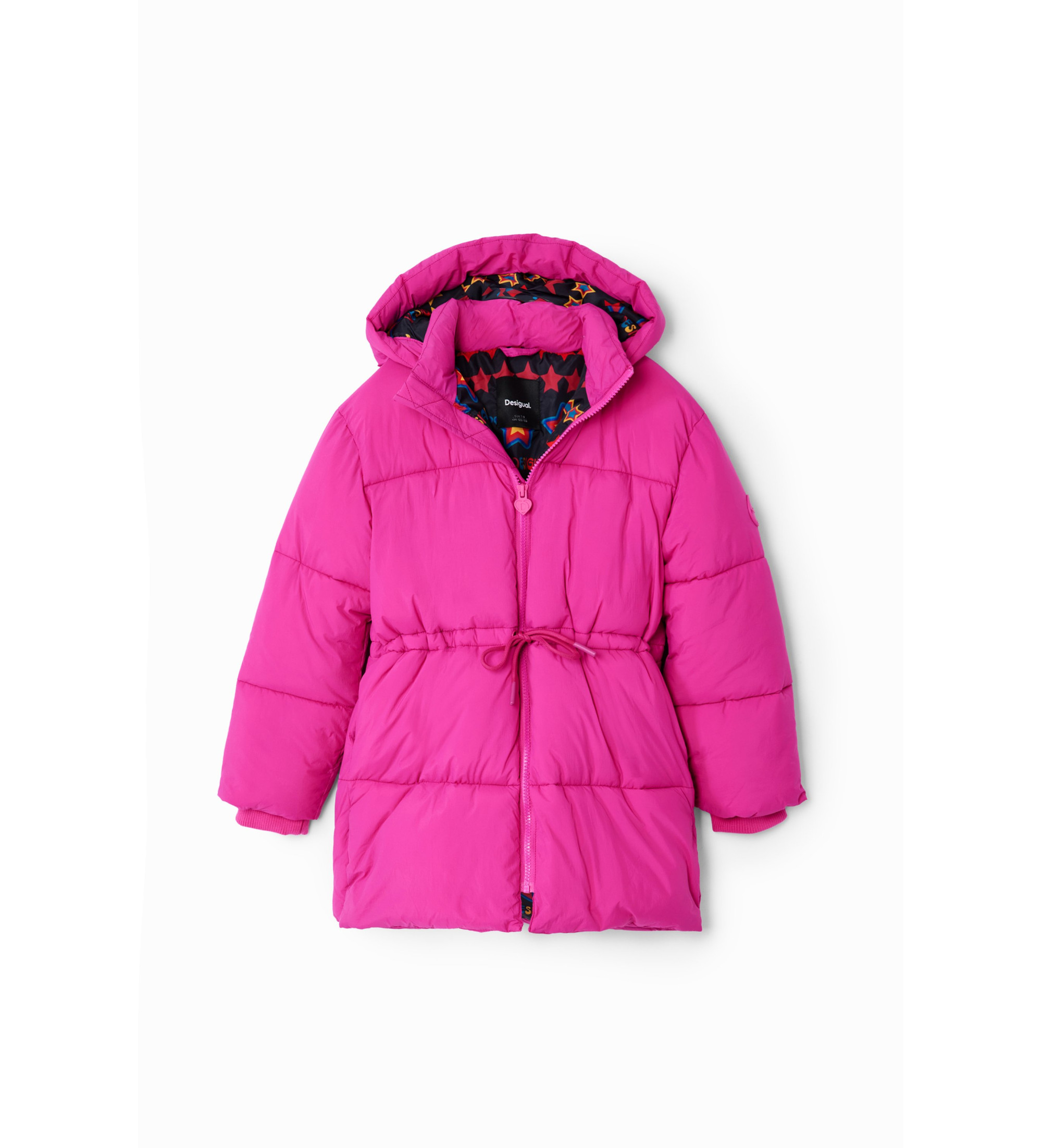 Desigual Abrigo Plumas Rosa Rich Royal Abrigo De Plumas Winter