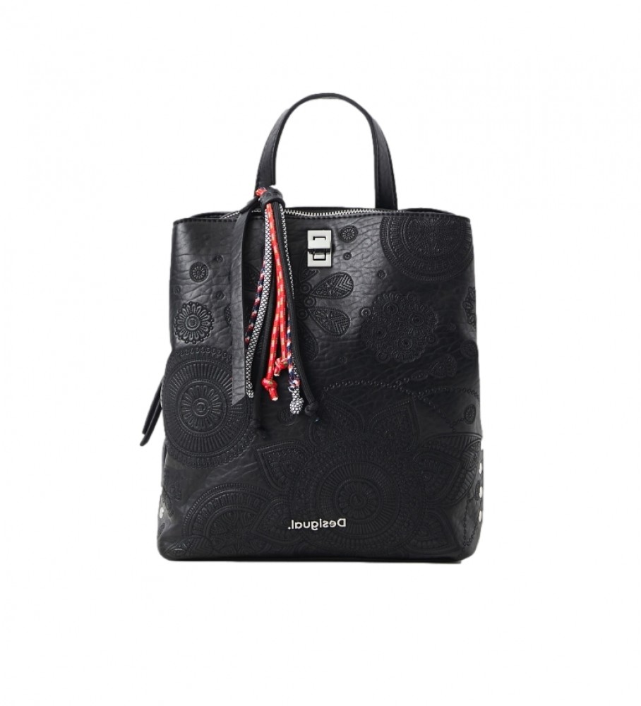 Desigual Dejavu Sumy Mini Backpack black -24.4x8.6x29.3cm