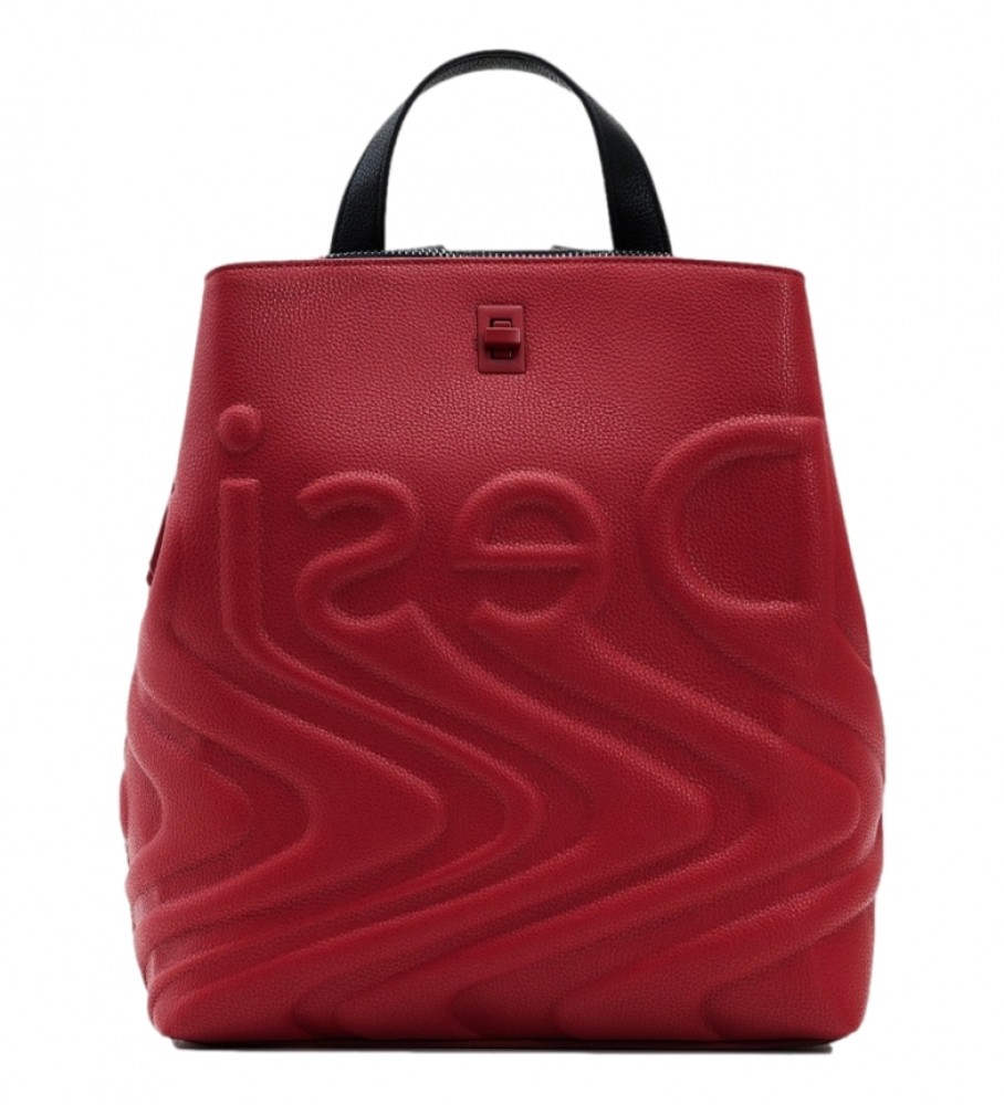 Desigual Bolso mochila Back Psico Logo Sumy Min rojo