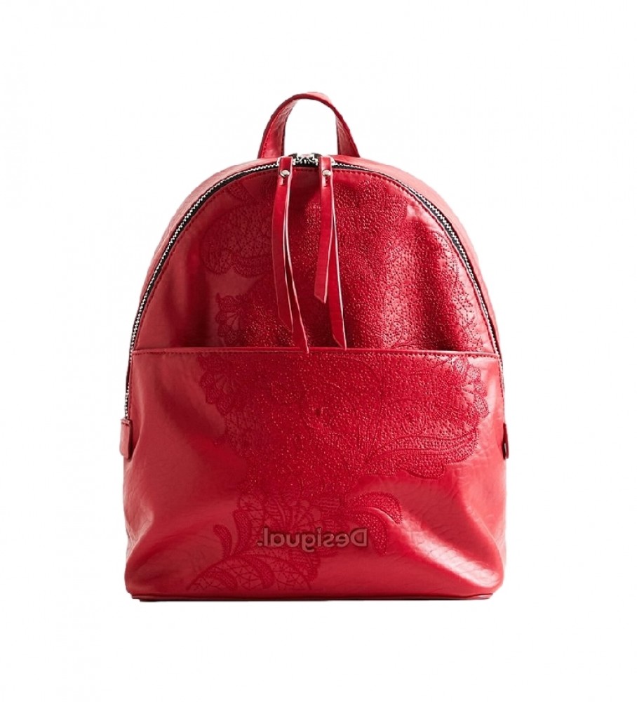 Desigual Back Rising Mombasa Mini sac à dos rouge -23,8x12x30,5cm