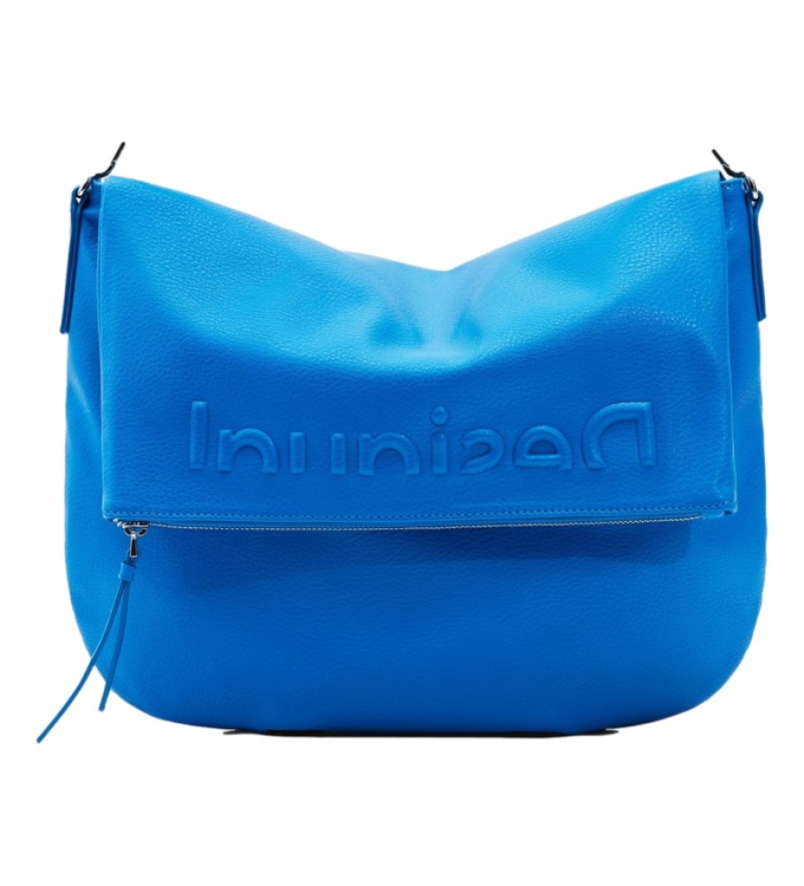 Desigual Half Logo 22 blue bag