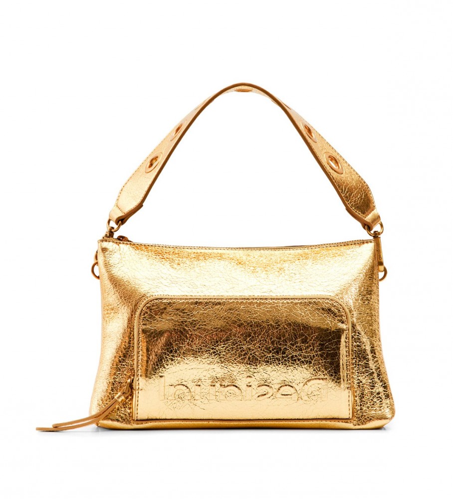 Desigual Petit sac à bandoulière avec logo en or