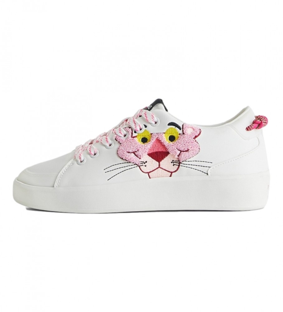 Desigual Sneakers Fancy Pink Panther white