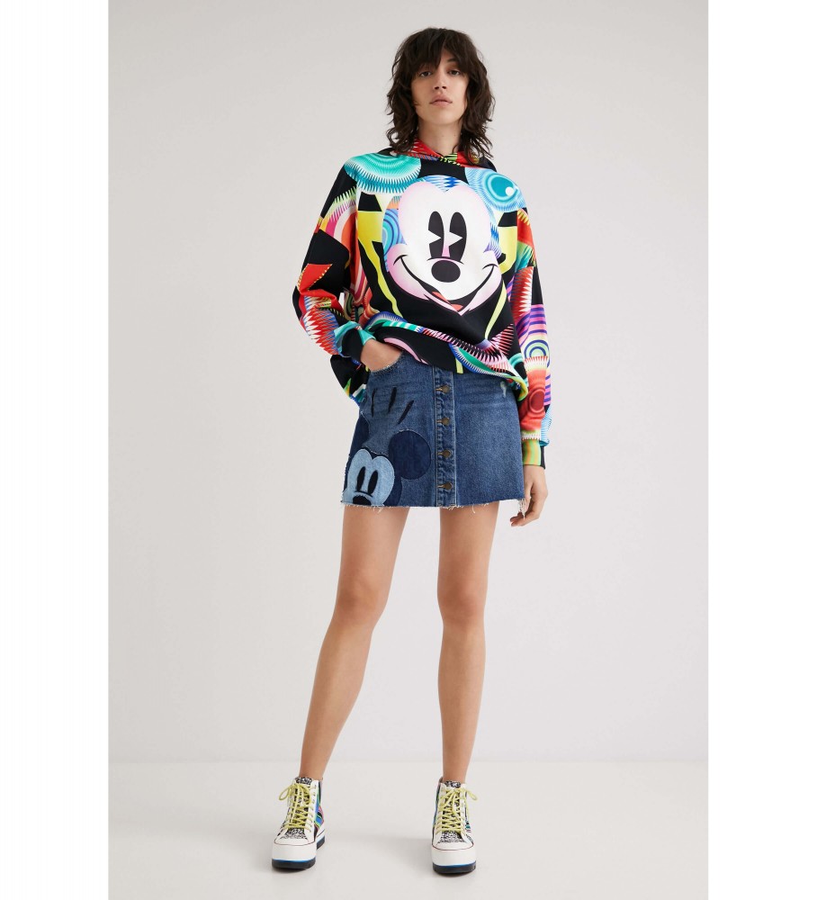 Desigual Felpa psichedelica di Topolino multicolore - Esdemarca Store moda,  calzature e accessori - migliori marche di scarpe e scarpe firmate