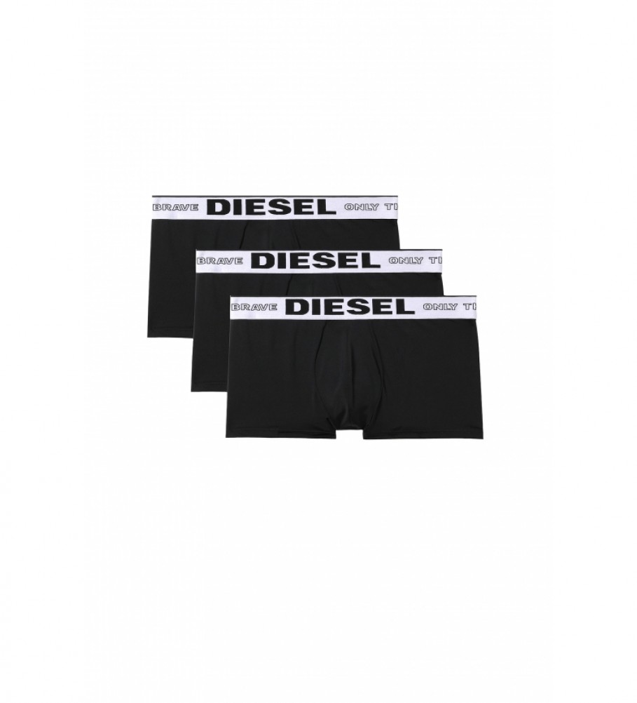 Diesel Confezione da 3 boxer 55-D neri