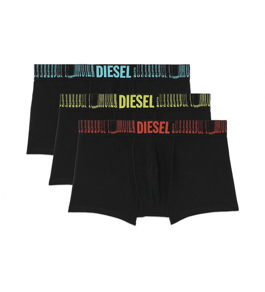 Diesel Pack de 3 Boxers UMBX-Damien negro