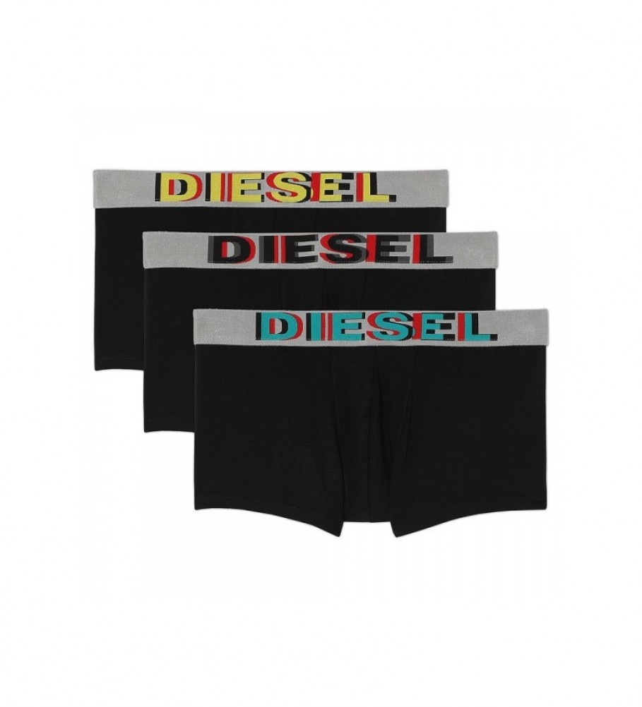 Diesel Pack de 3 Boxers UMBX-Shawn negro