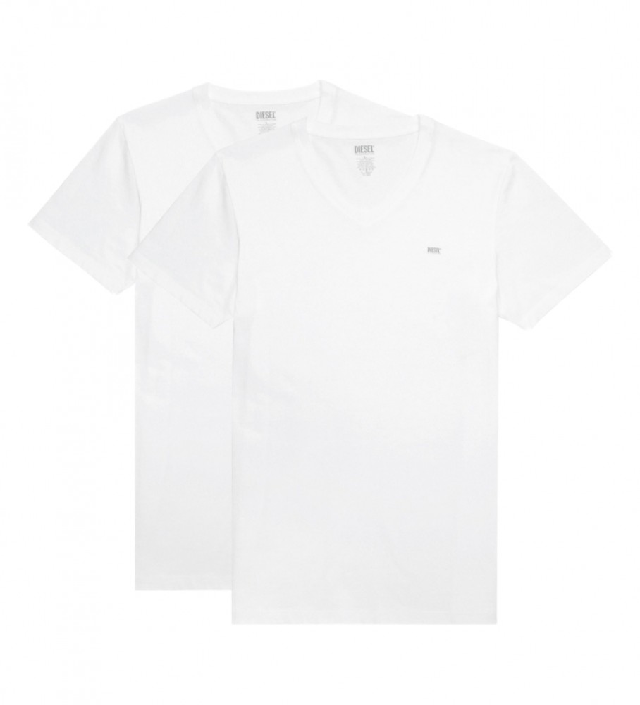 Diesel Pack de 2 camisetas Michael blanco