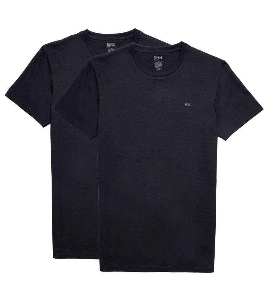 Diesel Pack of two T-shirts with black logo