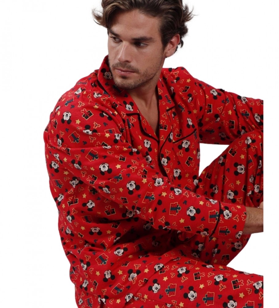 Disney Pyjama de Noël Mickey rouge