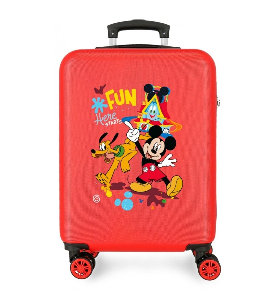 Funda maleta cabina fucsia Disney Funny covers