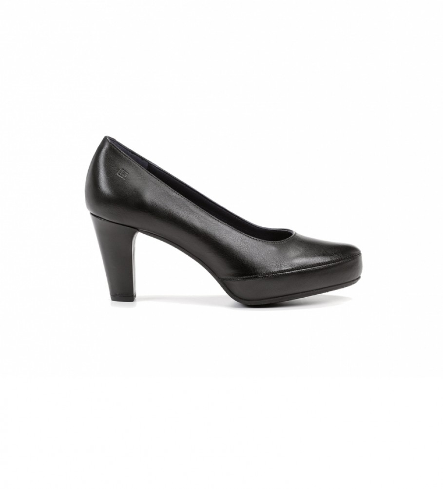 Dorking Zapatos de piel Blesa D5794 Sugar negro -Altura tacón: 8 cm-