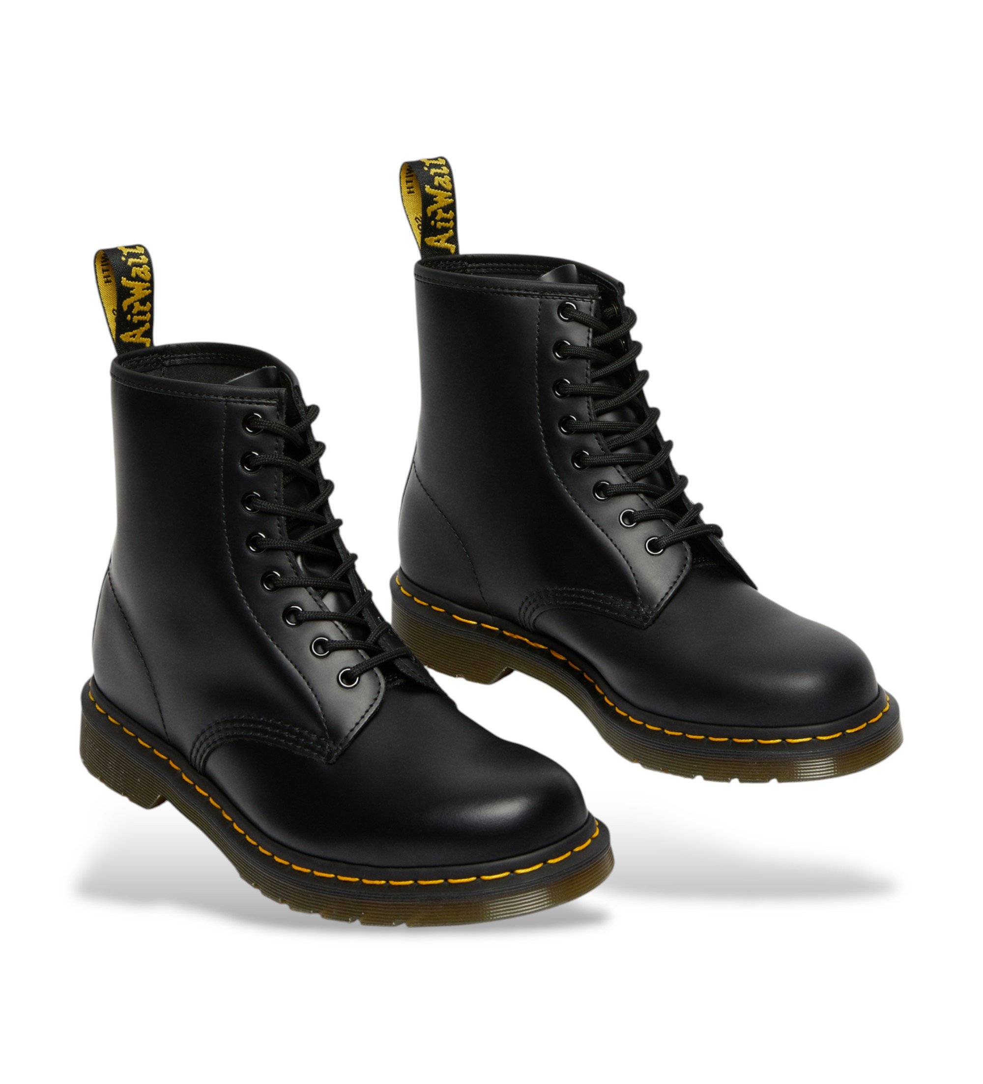 Dr Martens 1460 støvler i glat læder, sort