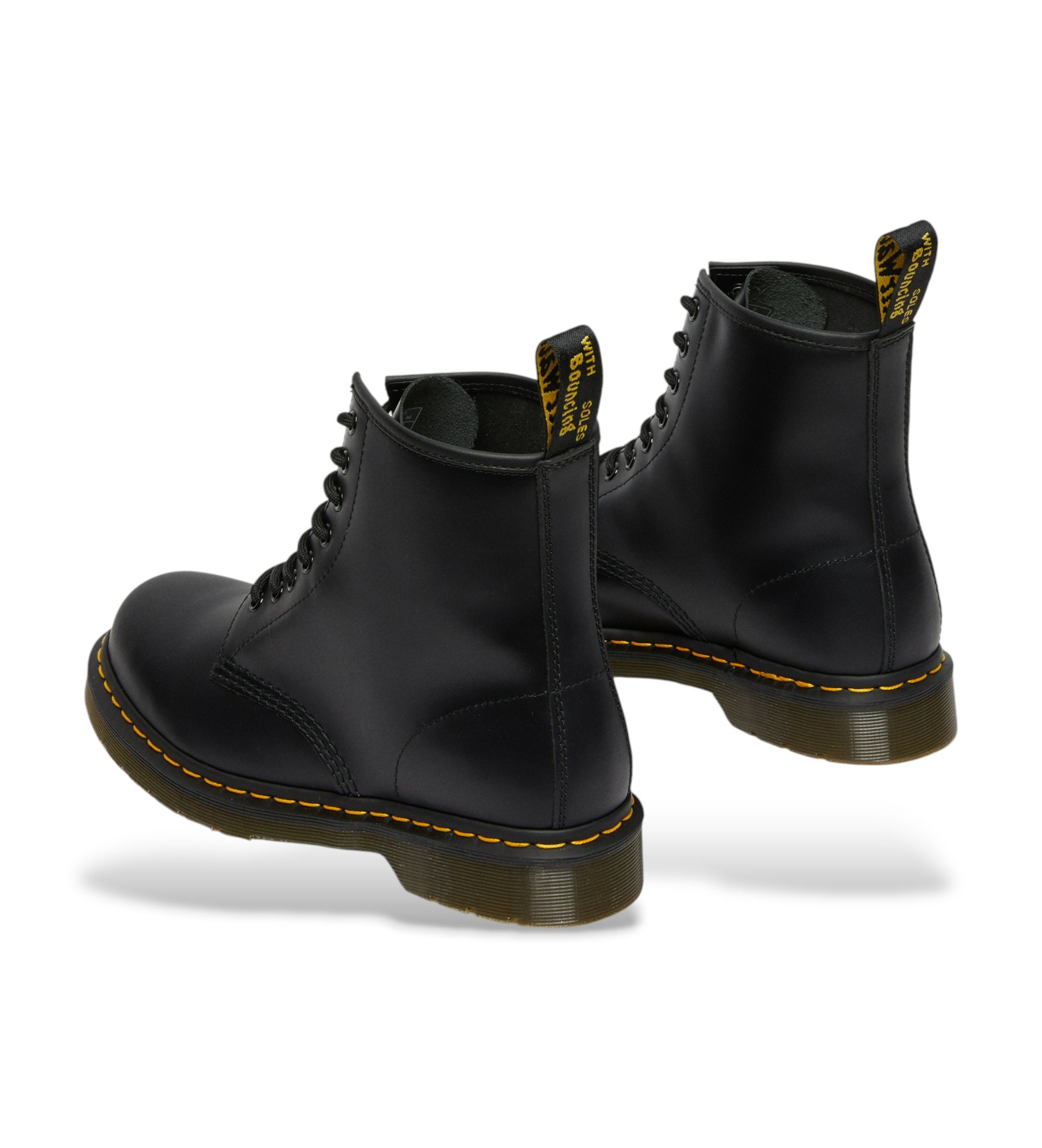 Dr Martens 1460 støvler i glat læder, sort