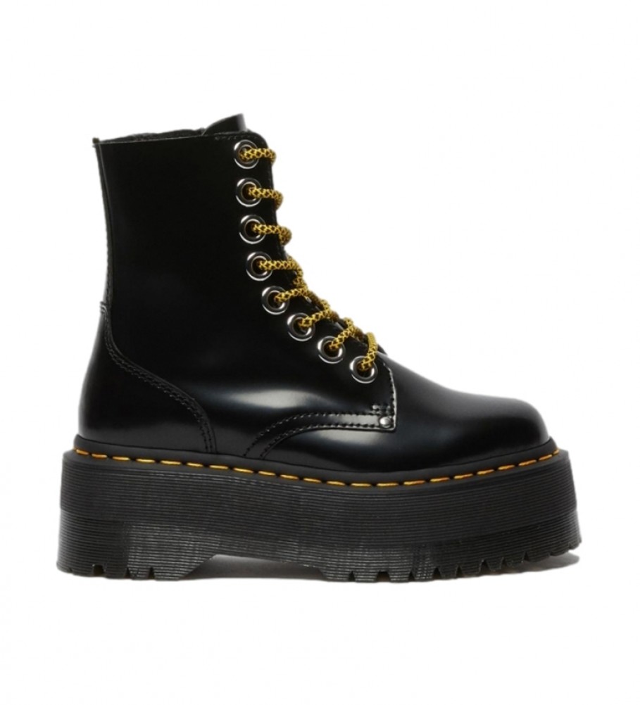 Dr Martens Botas de piel Jadon Max negro -Altura plataforma: 5,5 cm- - Tienda Esdemarca moda complementos - zapatos de marca y de marca