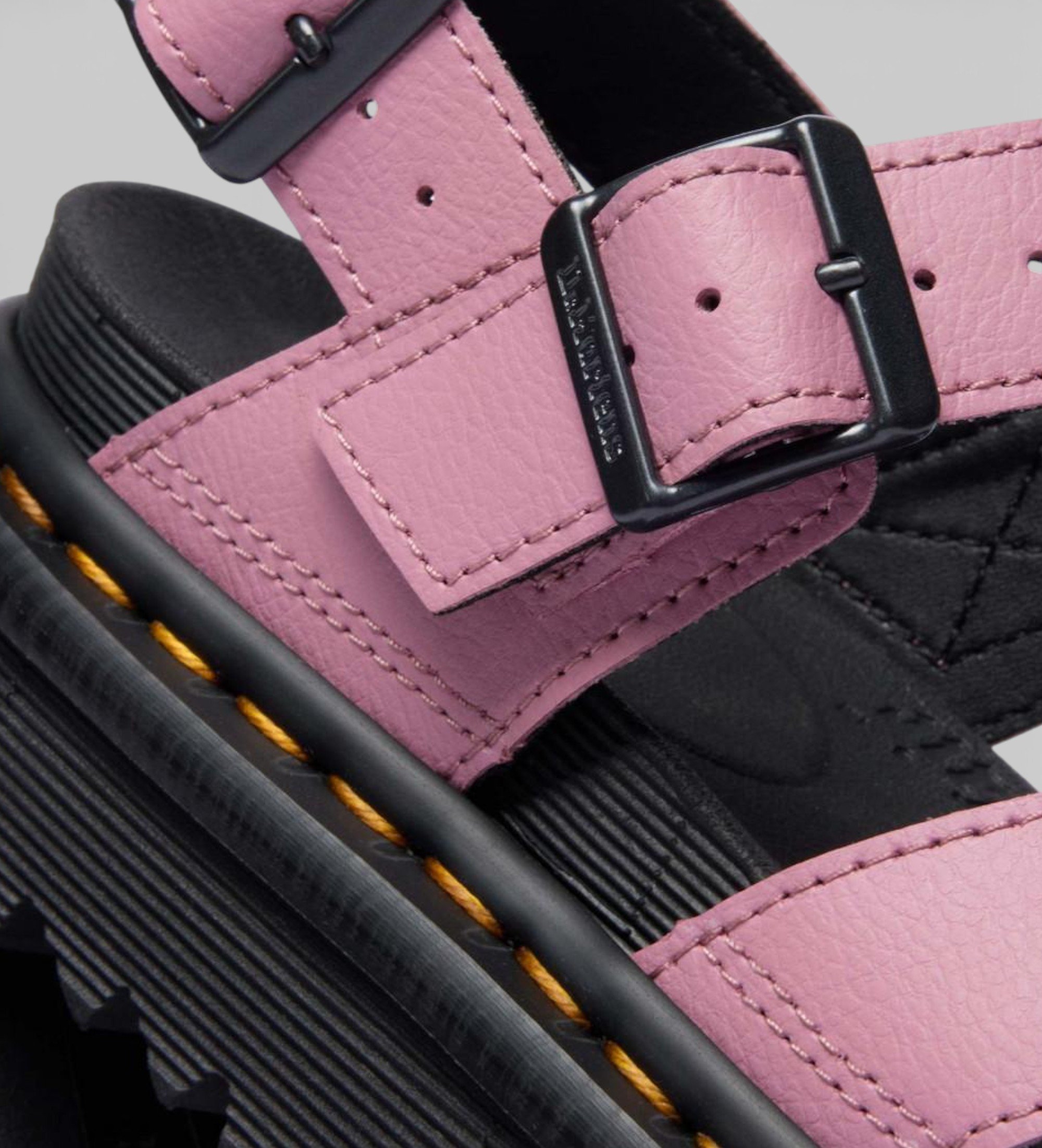 Dr Martens Sandaler i læder Voss II Athena pink