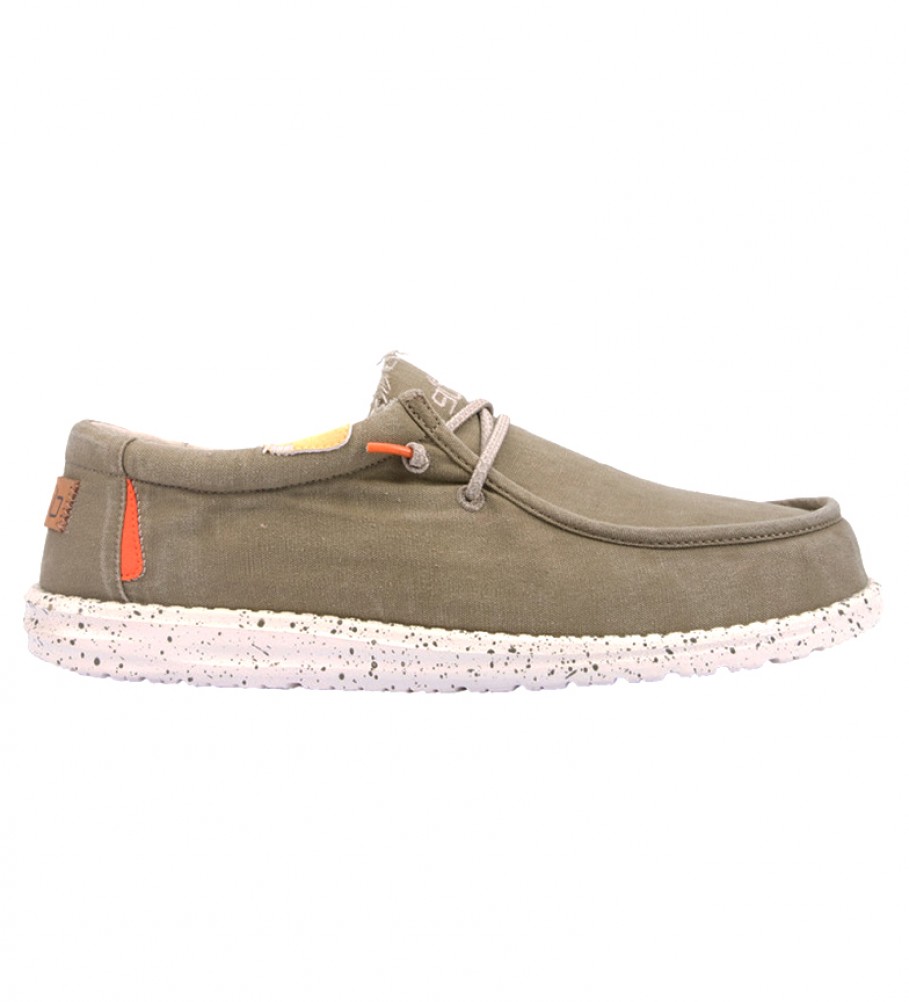 HeyDude Wally Washed beige loafers