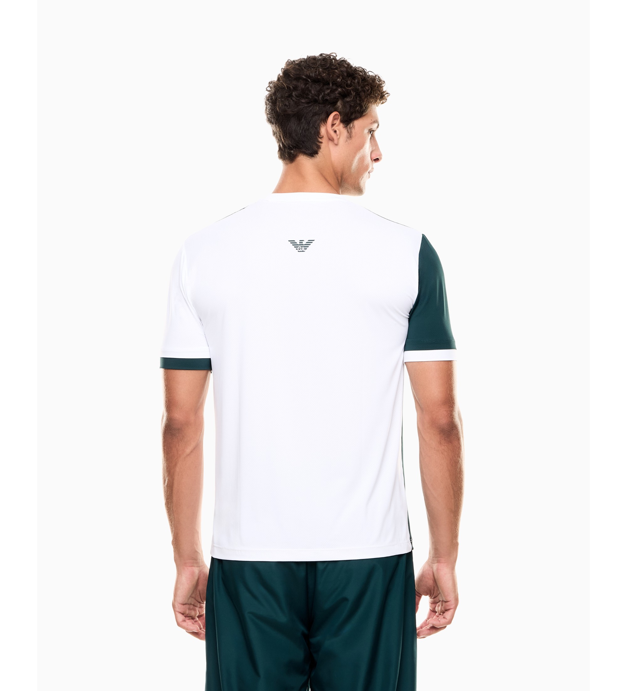 EA7 Tennis Pro Ventus7 T-Shirt white, green