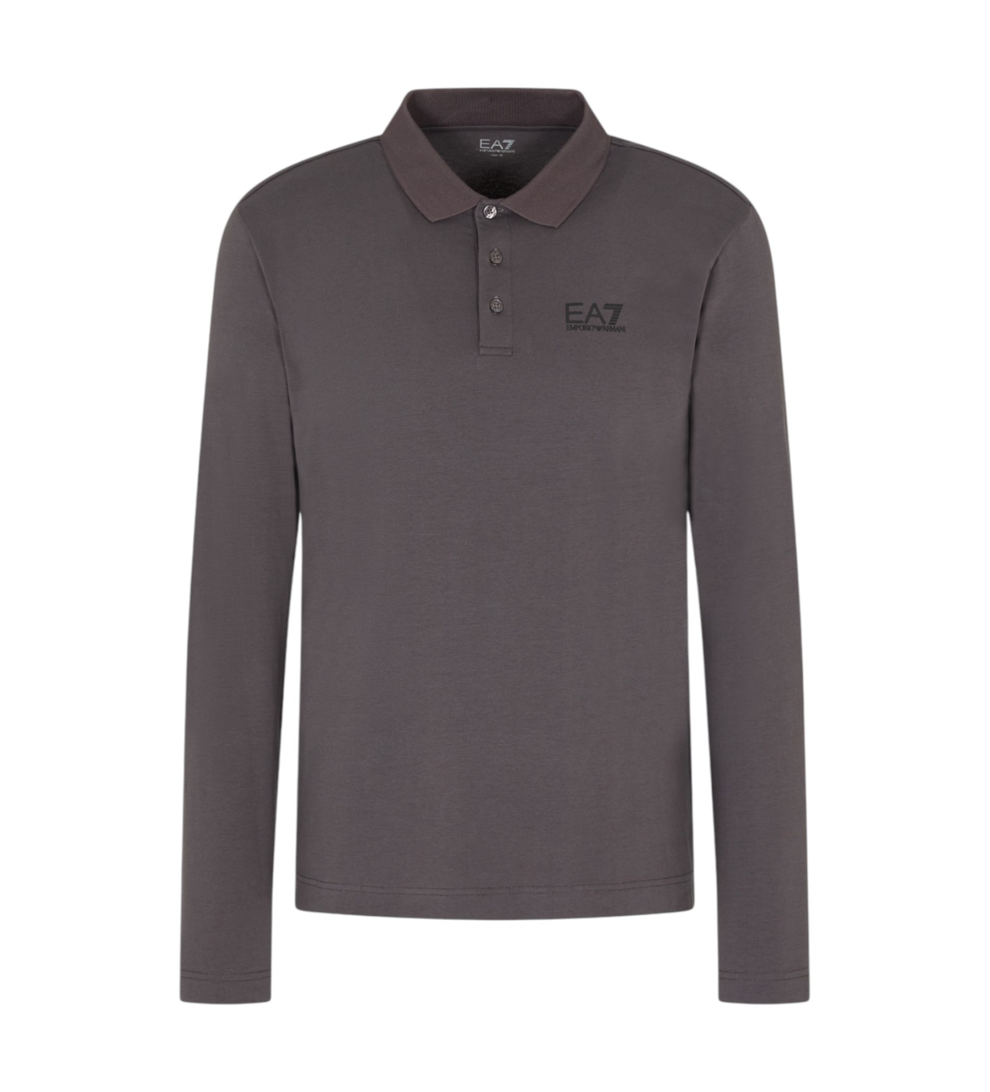 EA7 Polo comprido cinzento
