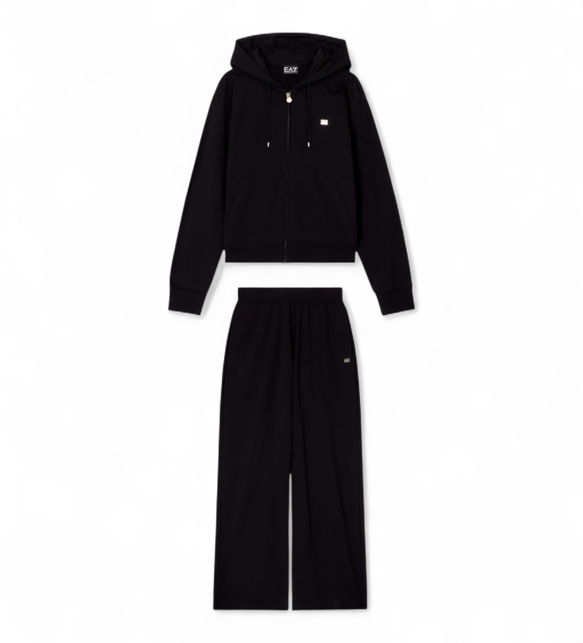 EA7 Set Train Core Lady W T-Suit Ho Fz Oh Black