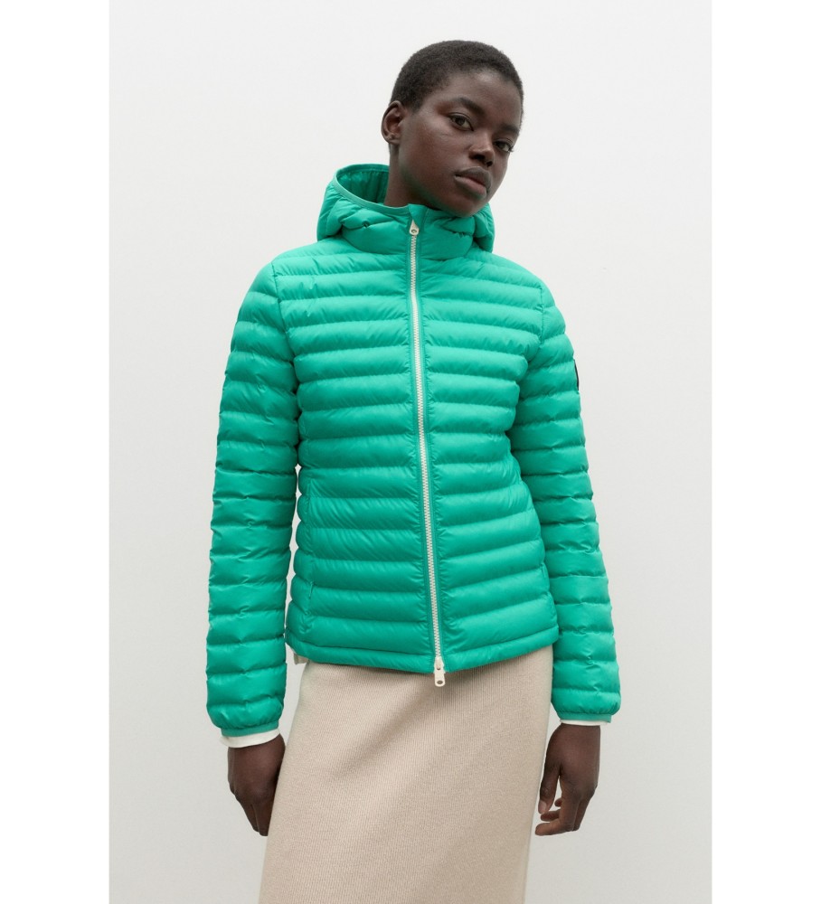 falda Sobretodo toma una foto ECOALF Atlanticalf turquoise coat - ESD Store fashion, footwear and  accessories - best brands shoes and designer shoes