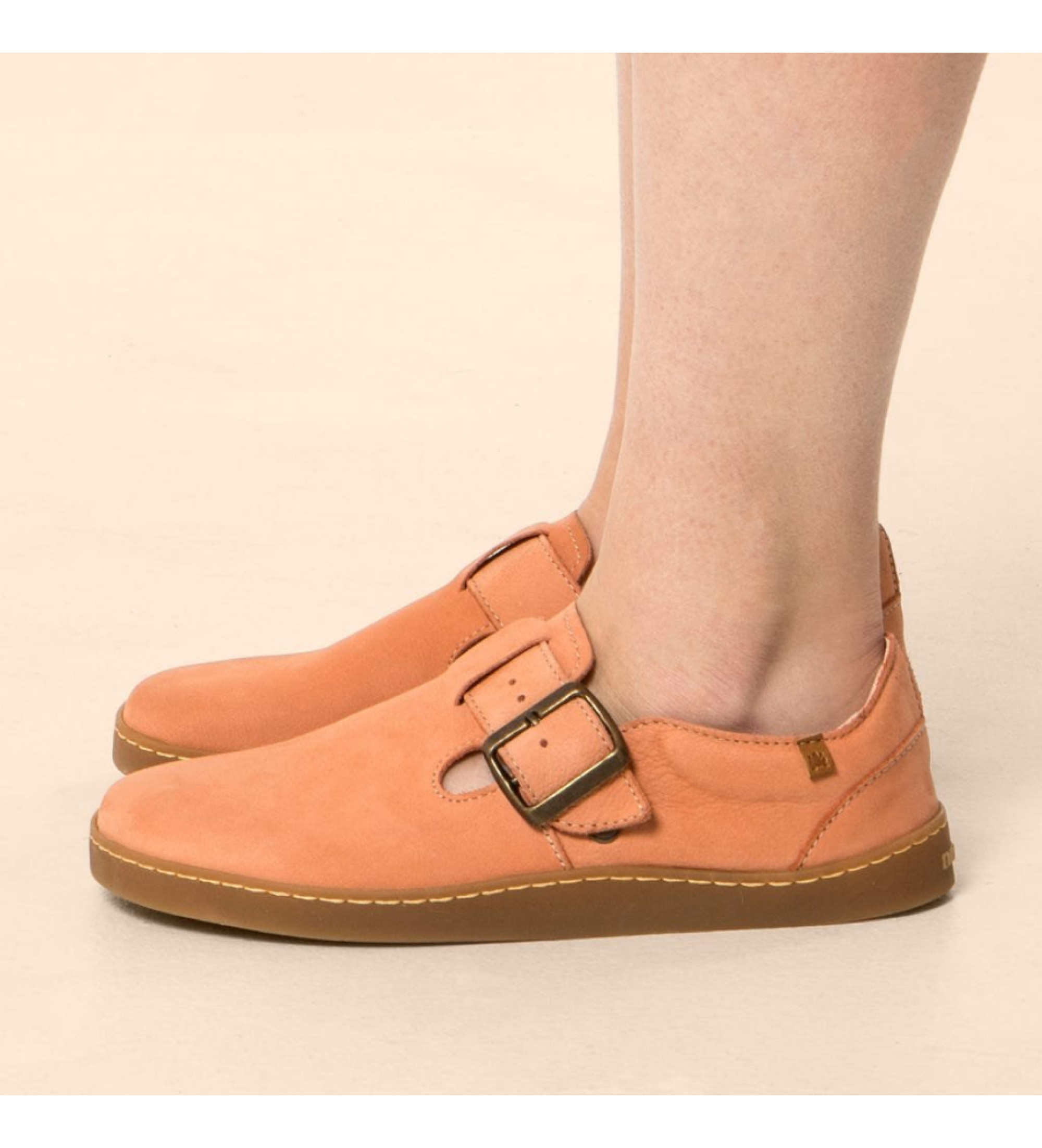El Naturalista N5913 Scarpe in pelle di origine corallo