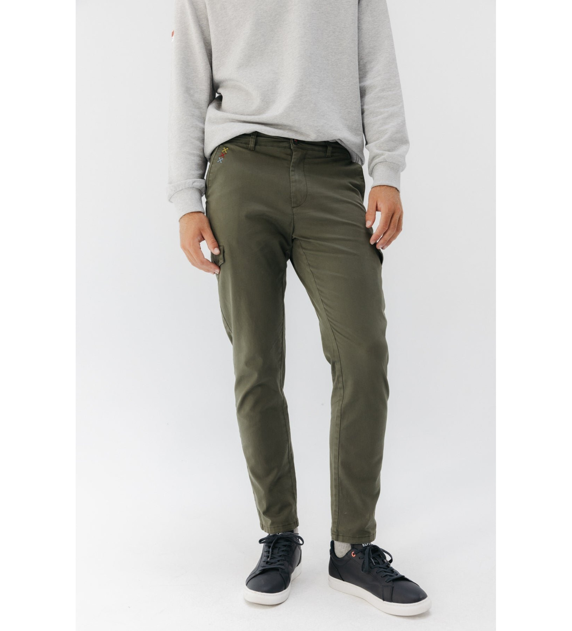 El Pulpo Pantalón Cargo Peach verde El Pulpo Pantalón Cargo Peach verde