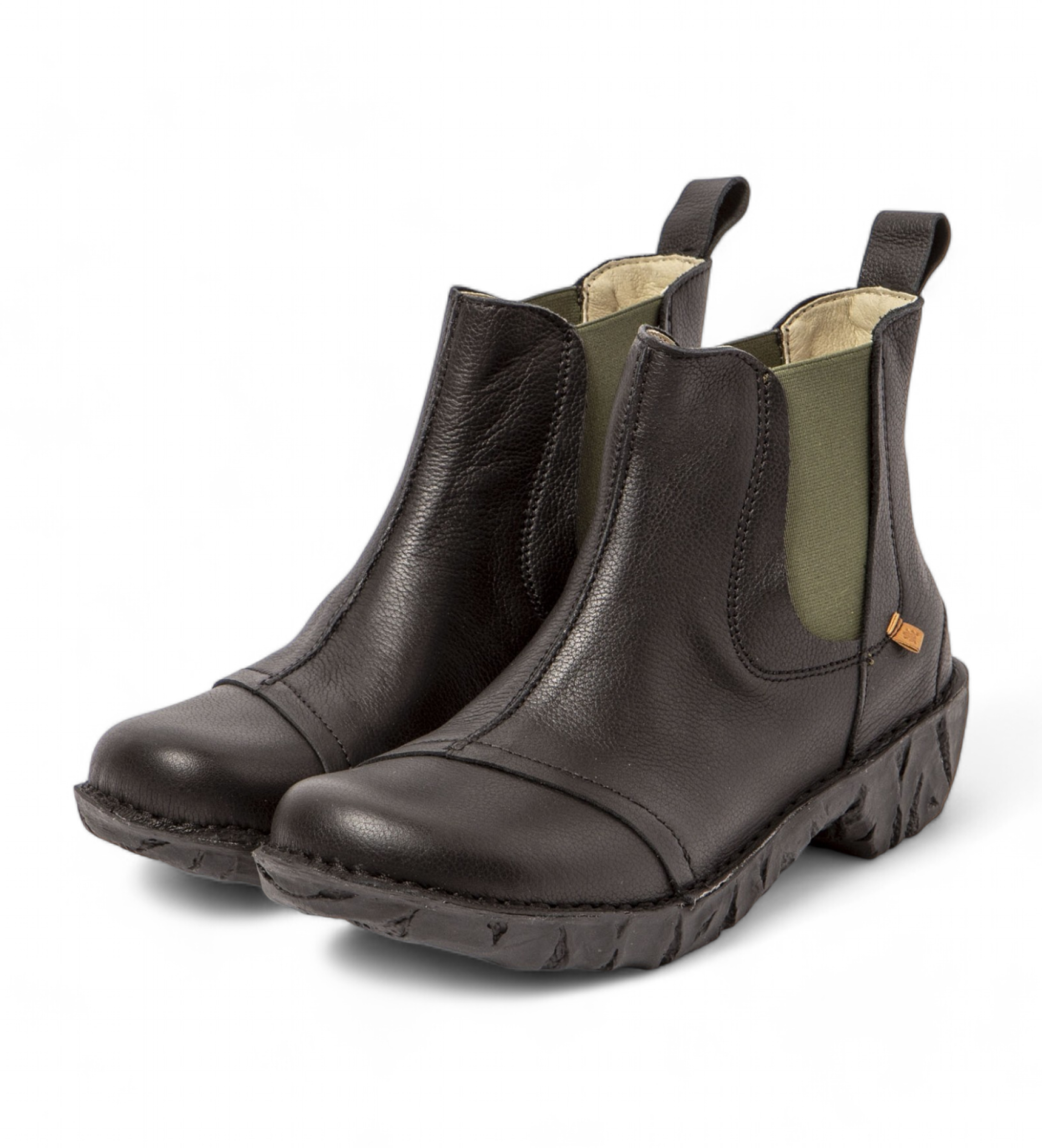 El Naturalista Bottines en cuir N158 noir
