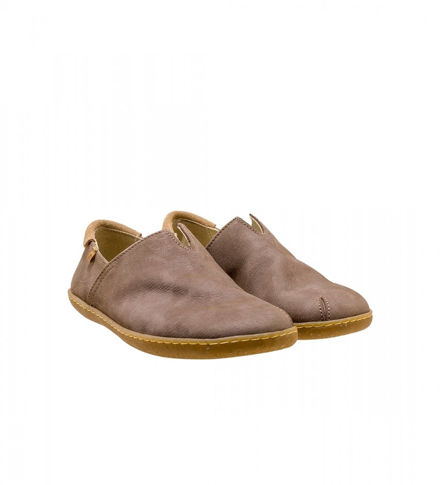 El Naturalista El Viajero sapatos de couro castanho