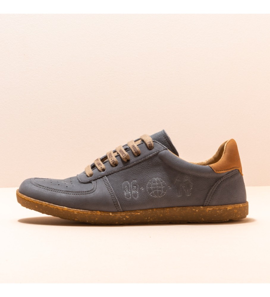 rundvlees middag sympathie EL NATURALISTA Estratos blue leather sneakers - ESD Store fashion, footwear  and accessories - best brands shoes and designer shoes