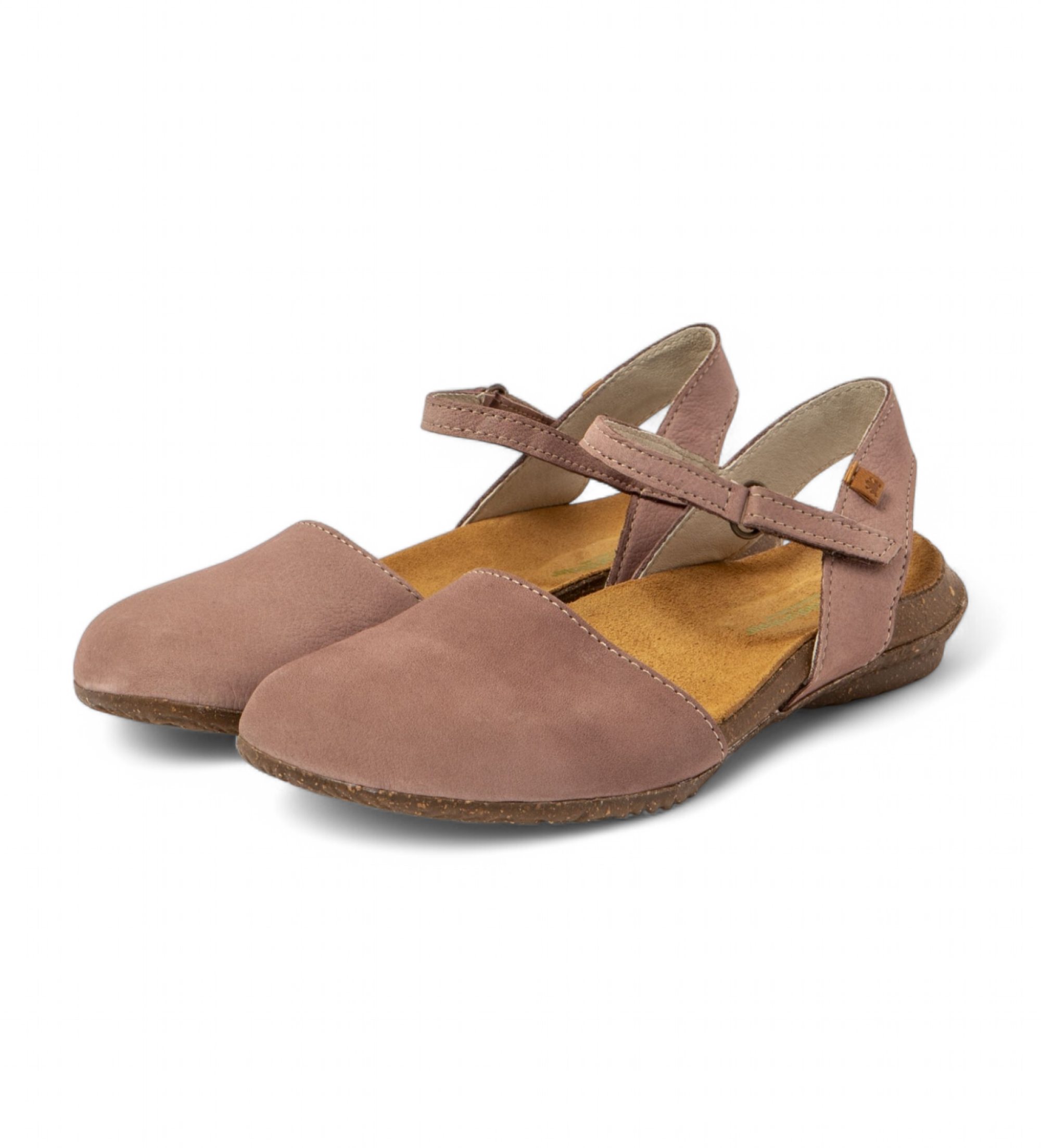 El Naturalista Sandalias de piel N412 Nobuck Wakataua rojo teja